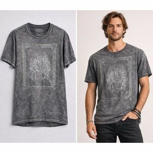 Game of Thrones Men's Gray Graphic Tee